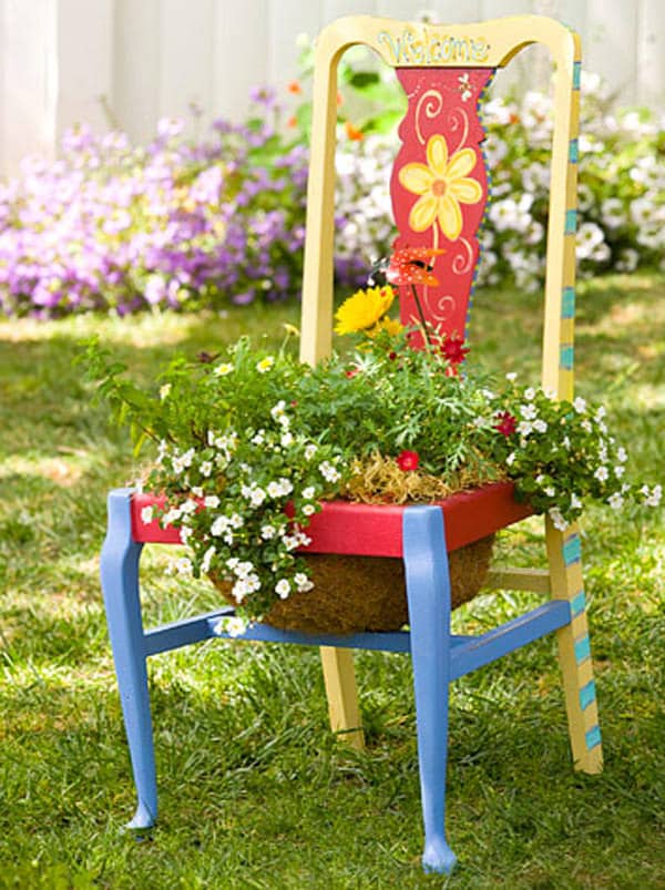 garden-chair-planters-decorating-ideas