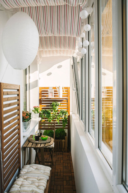 Enclosed Balcony Garden Ideas